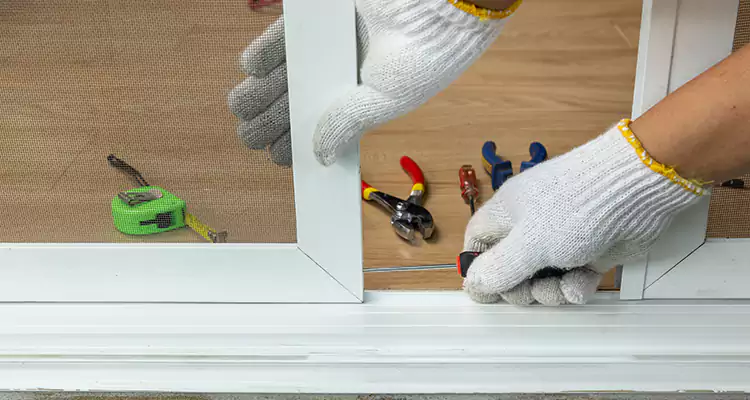 Sliding Glass Door Off Rails Repair in Royal Palm Beach, FL
